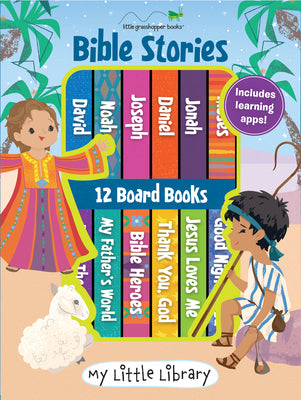 Image of My Little Library: Bible Stories (12 Board Books & 3 Downloadable Apps!) other
