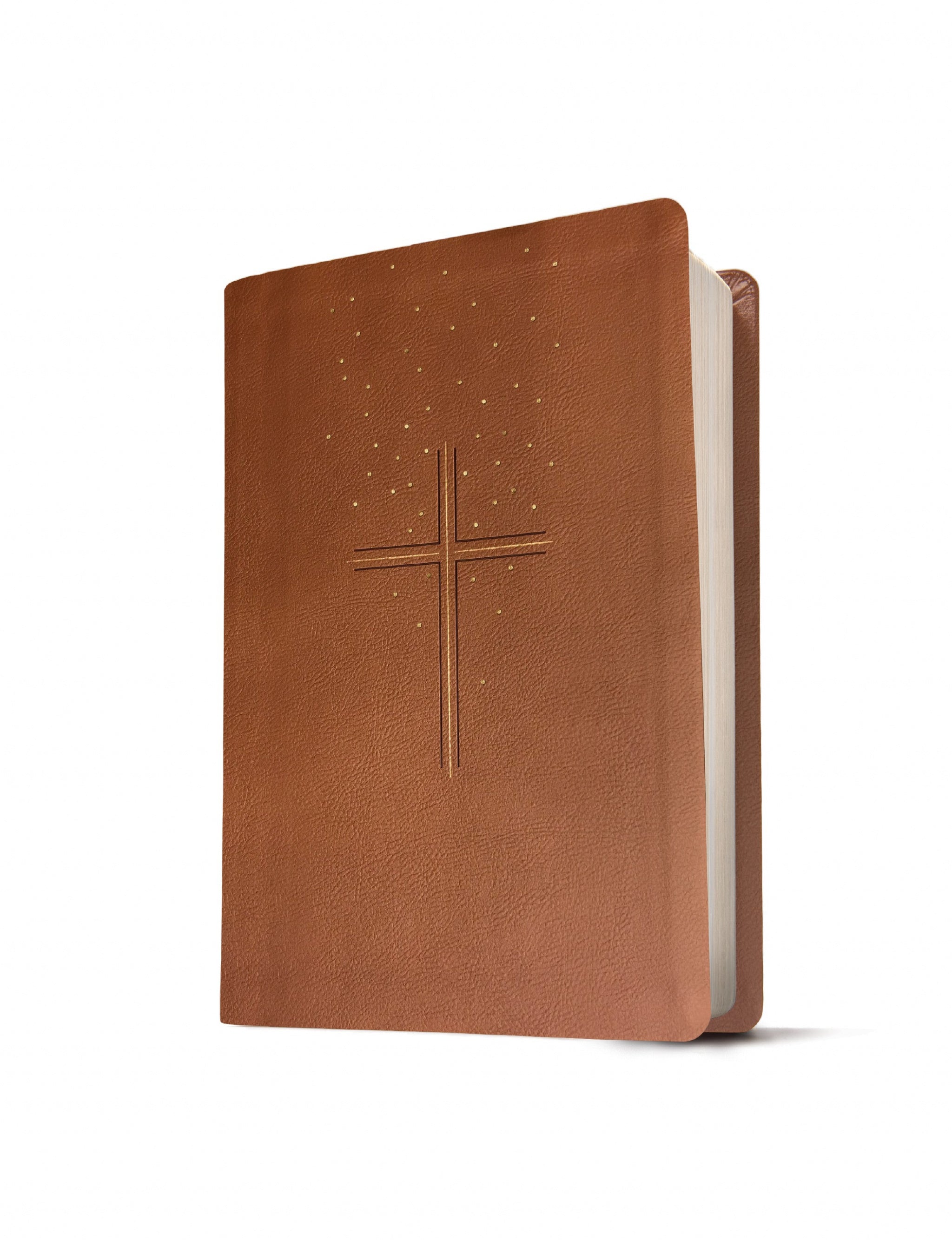 Image of The Message Devotional Bible, Large Print, Imitation Leather, Brown, Reflection Questions other