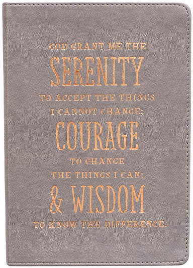 Image of Serenity, Courage And Wisdom LuxLeather Journal other