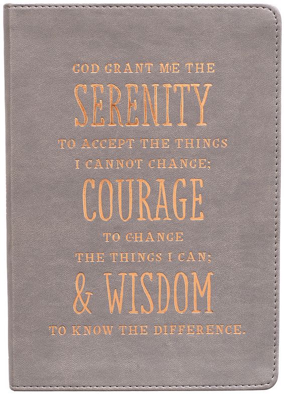 Image of Serenity, Courage And Wisdom LuxLeather Journal other