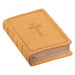 Image of Tan Premium Leather Large Print Compact King James Version Bible other