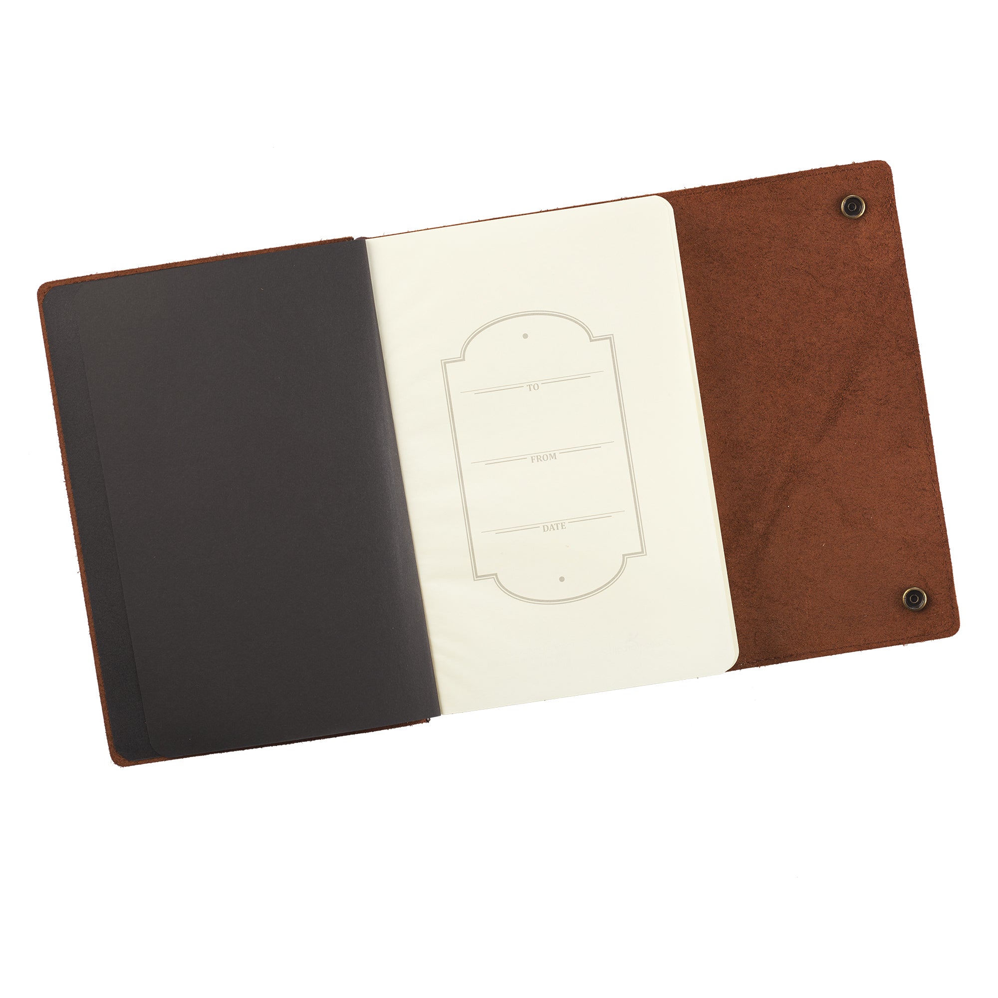 Image of Stand Firm in the Lord Classic Full Grain Leather Journal with Button Closure – Philippians 4:1 other