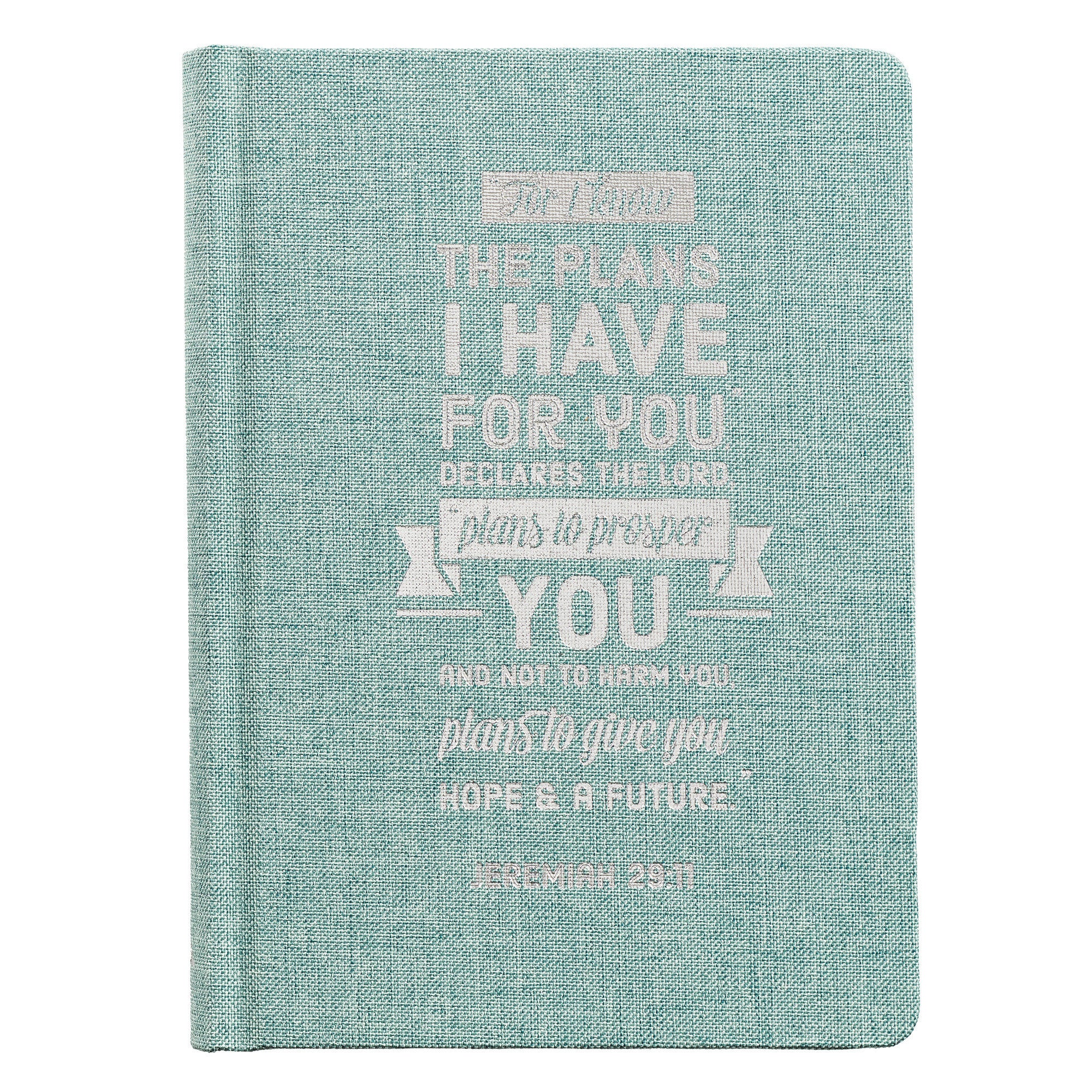 Image of Journals Hardcover Linen Plans Teal other