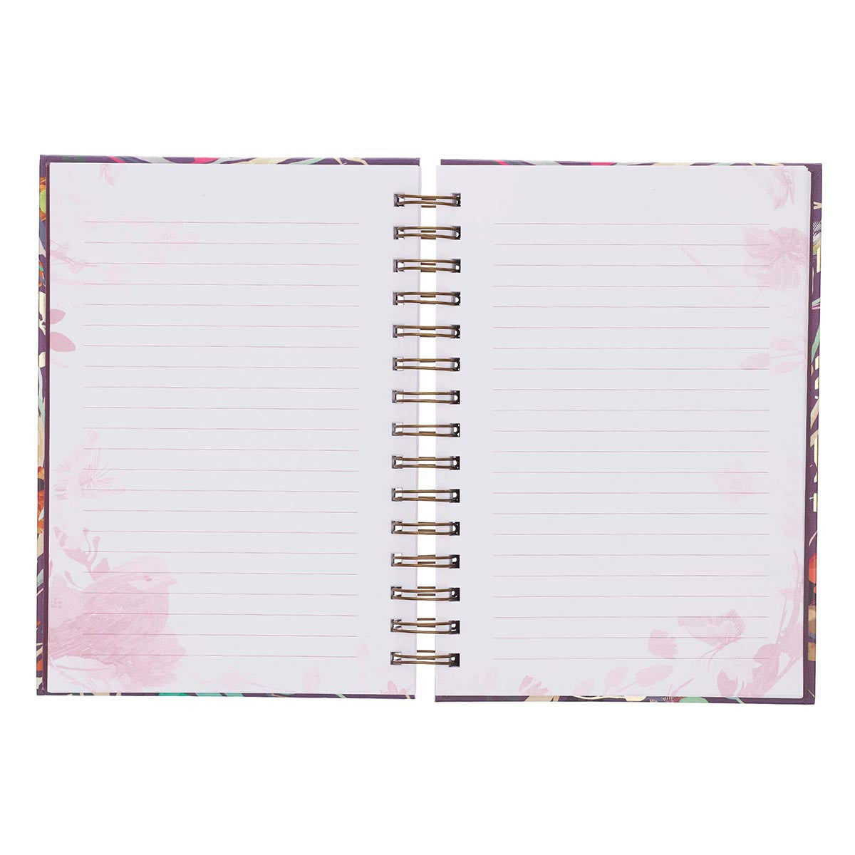 Image of Blessed Is She Large Wirebound Journal in Eggplant other