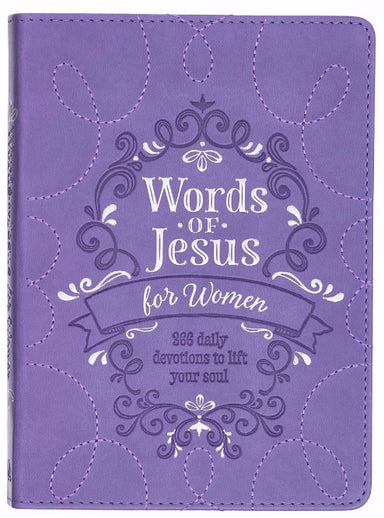 Image of Words of Jesus for Women Purple Faux Leather Devotional other
