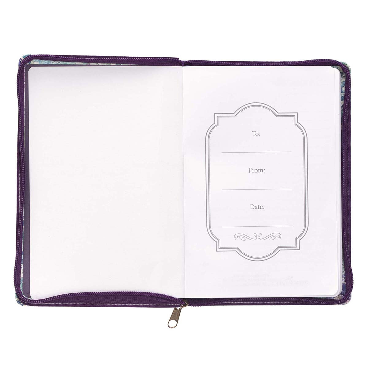 Image of Everything Beautiful Purple Quarter-bound Faux Leather Classic Journal with Zipped Closure - Ecclesiastes 3:11 other