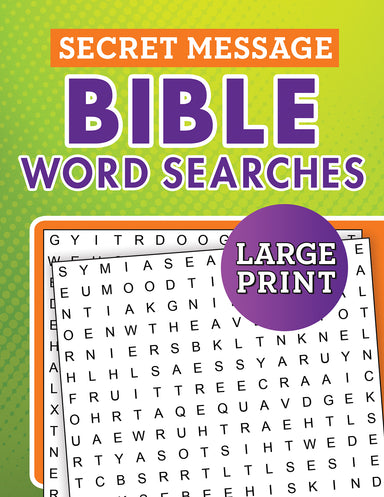 Image of Secret Message Bible Word Searches Large Print other