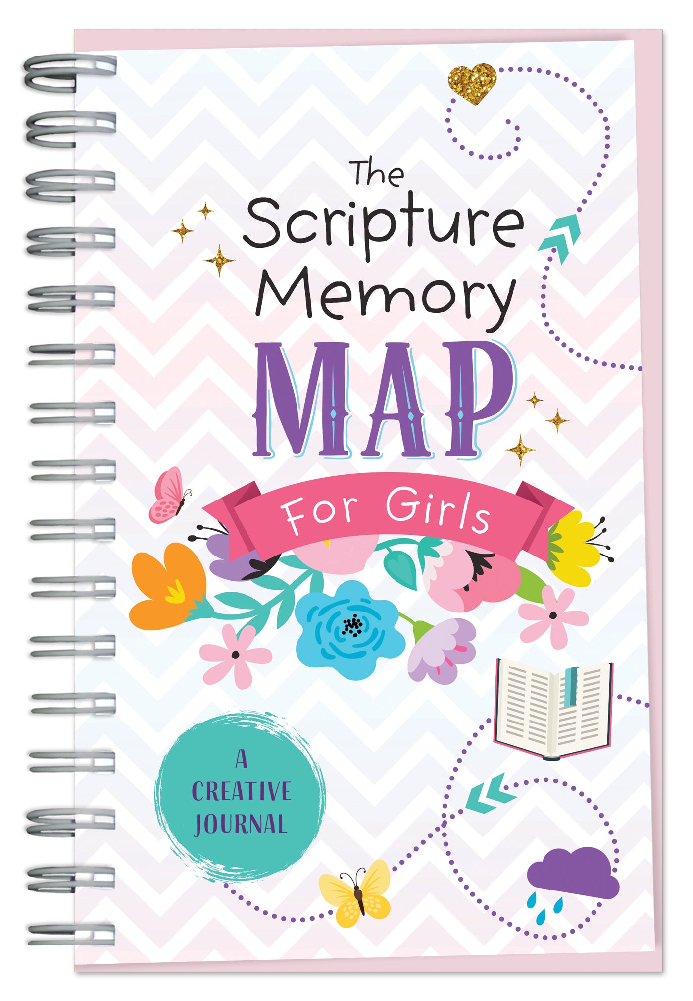 Image of The Scripture Memory Map for Girls: A Creative Journal other