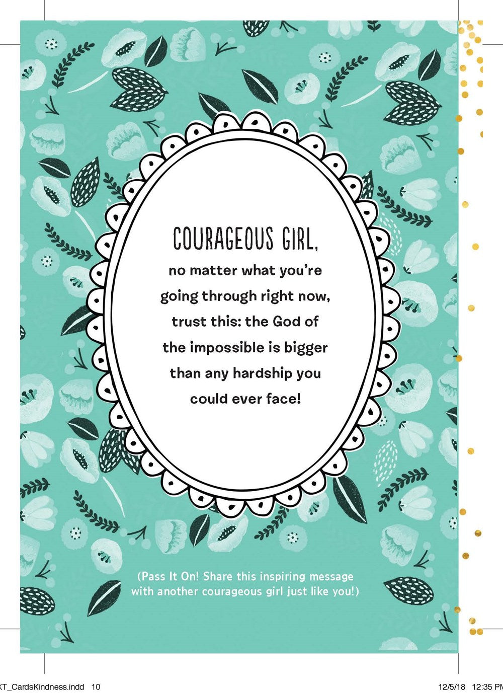 Image of Cards of Kindness for Courageous Girls other