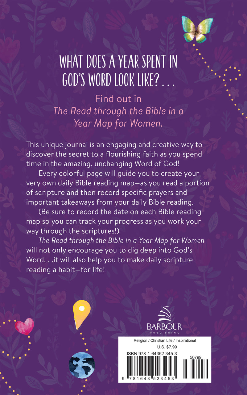 Image of The Read through the Bible in a Year Map for Women other