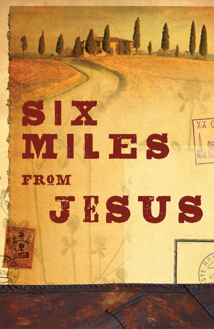 Image of Six Miles From Jesus Tracts - Pack Of 25 other