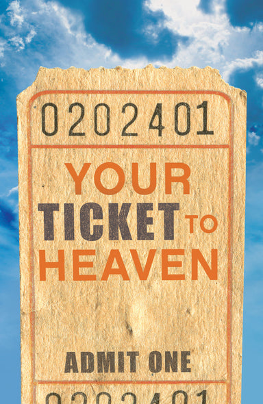 Image of Your Ticket To Heaven Kjv Tracts - Pack Of 25 other