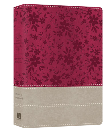 Image of The KJV Cross Reference Study Bible Women's Edition Indexed [Floral Berry] other