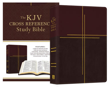 Image of KJV Cross Reference Study Bible Compact [Mahogany Cross] other