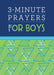 Image of 3 Minute Prayers for Boys other