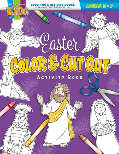Image of Easter Colour and Cut Out Activity Book other