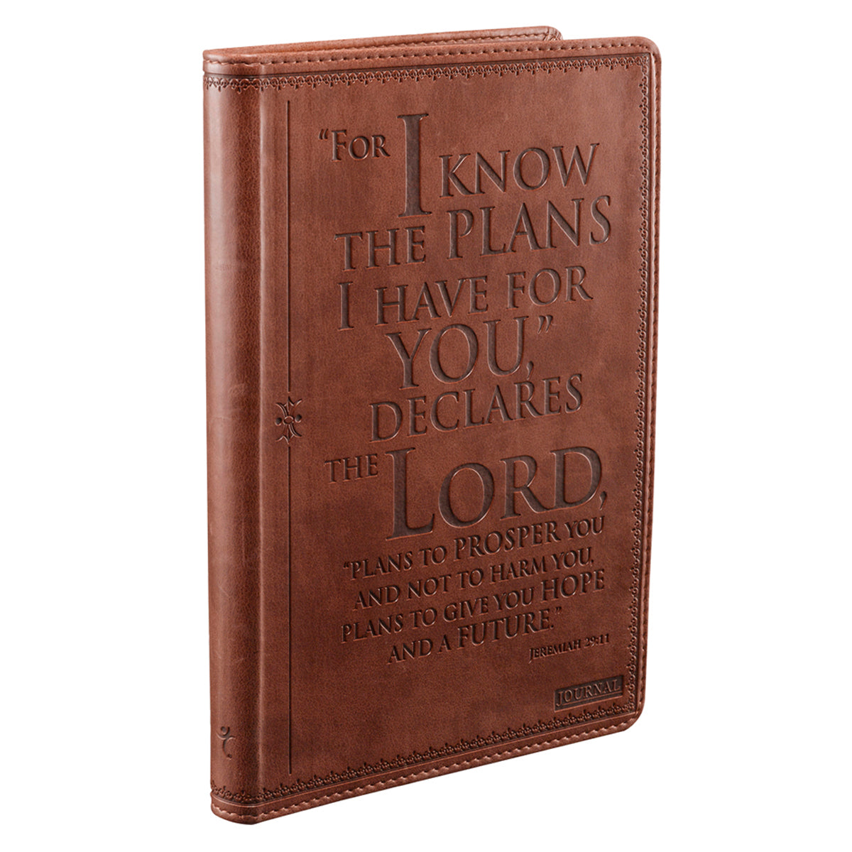 Image of I know the Plans Classic LuxLeather Journal - Jeremiah 29:11 other