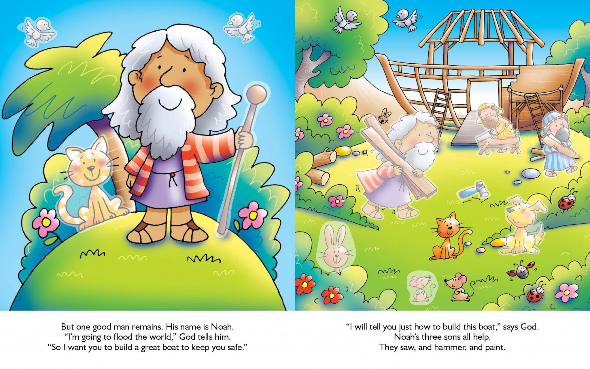 Image of The Story of Noah Sticker Book other
