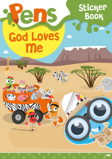 Image of Pens Sticker Book: God Loves Me other