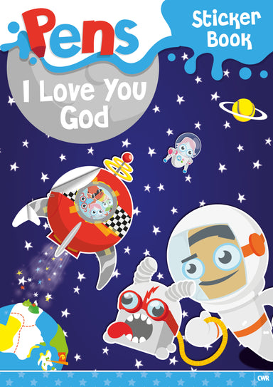 Image of Pens Sticker Book 2: I Love You God other