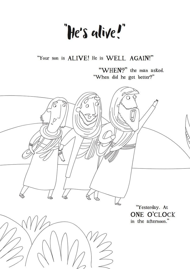 Image of The One O'Clock Miracle Colouring Book other