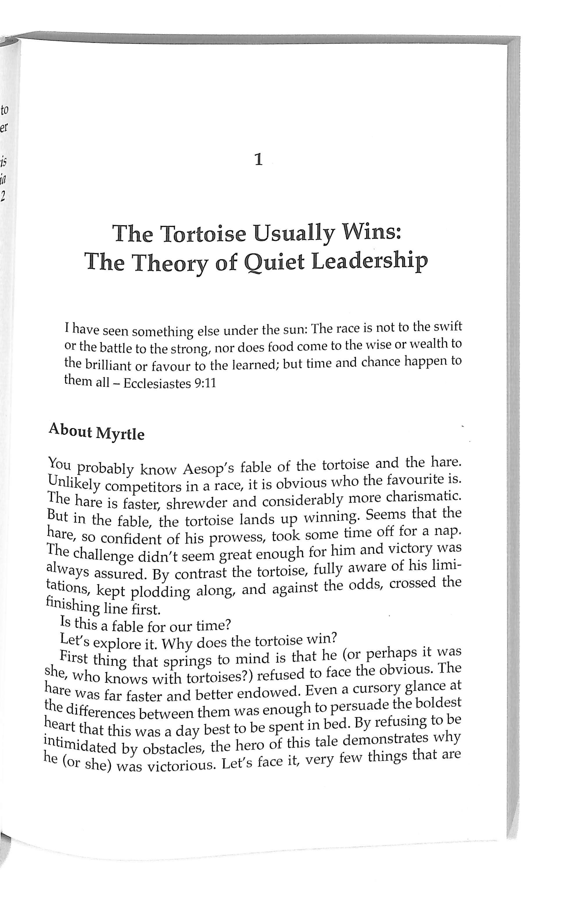 Image of The Tortoise Usually Wins  other