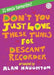 Image of Don't You Just Love These Tunes - Descants for Recorder other