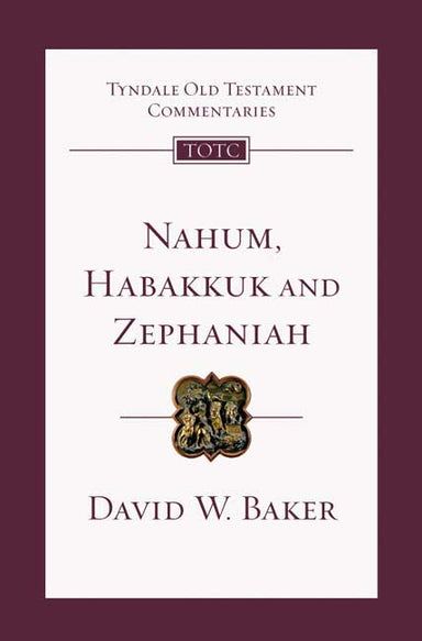Image of Nahum, Habakkuk and Zephaniah : Tyndale Old Testament Commentaries other