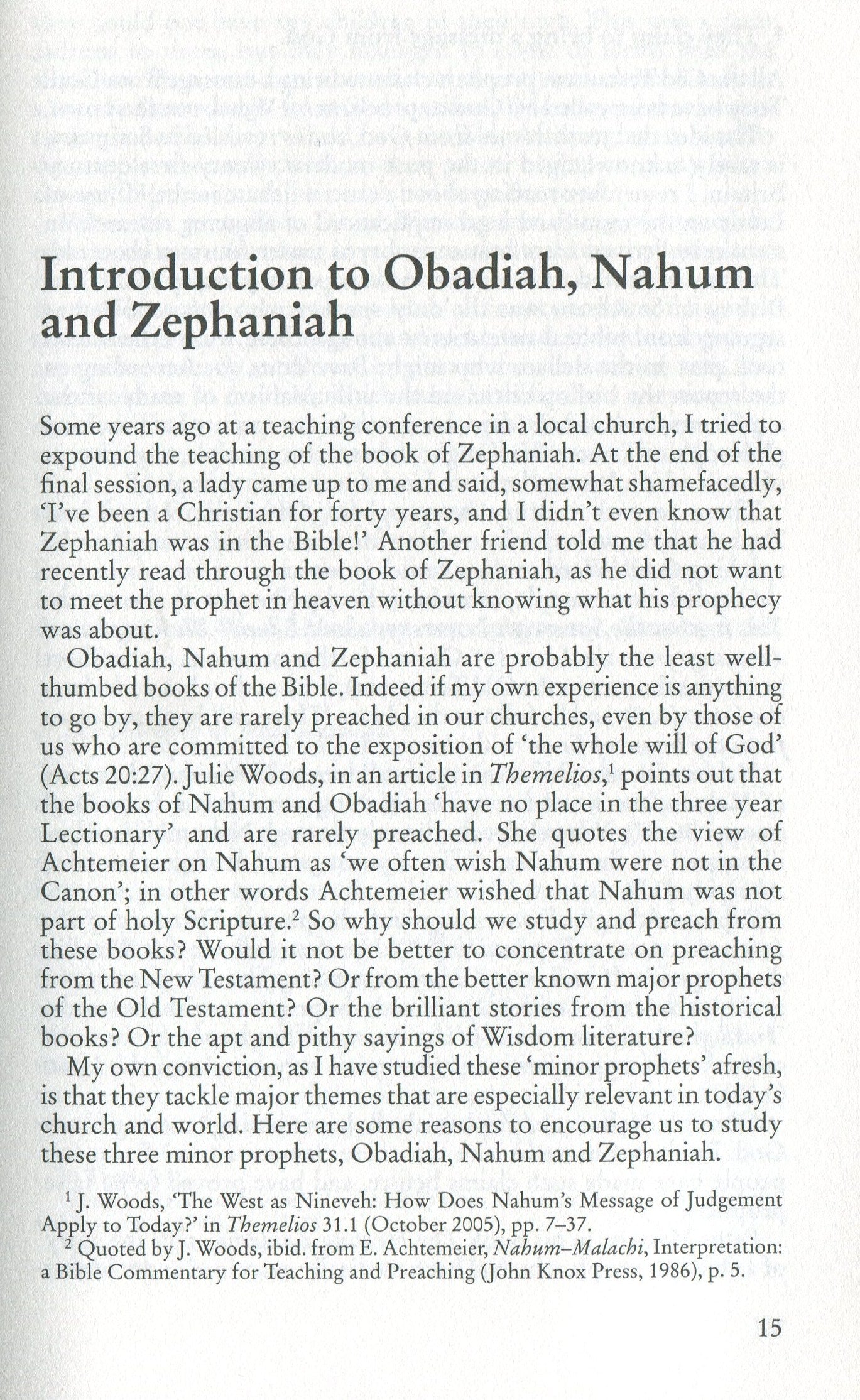 Image of The Message of Obadiah, Nahum and Zephaniah other