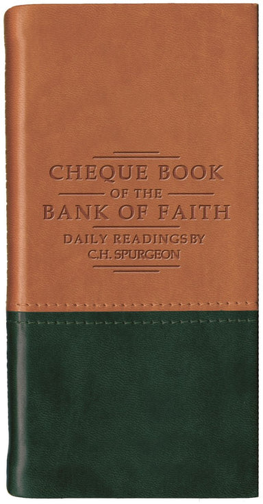 Image of Chequebook of the Bank of Faith Tan/Green other