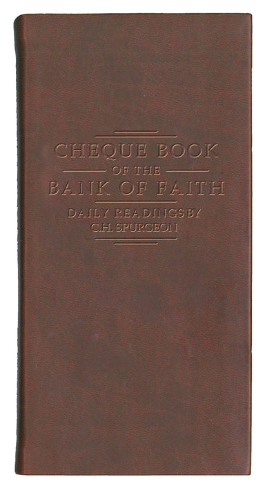 Image of Chequebook At The Bank Of Faith Burgundy other