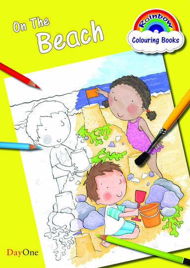 Image of Rainbow Colouring Book On The Beach other