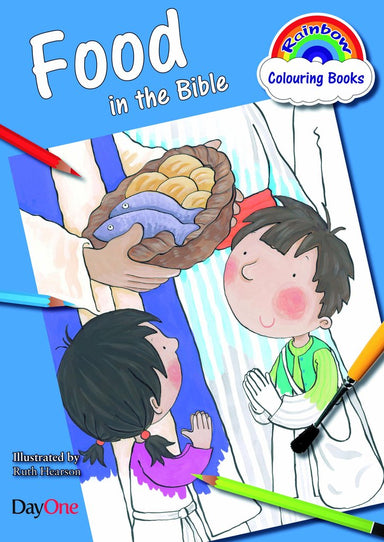 Image of Food in the Bible Colouring Book other