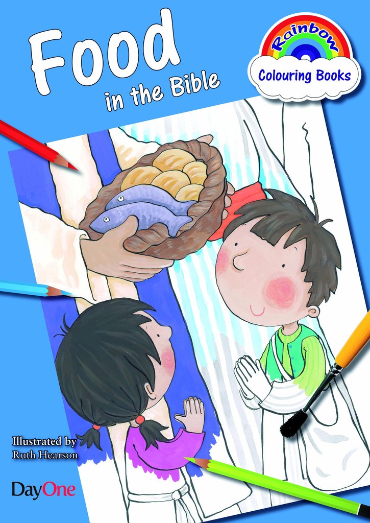 Image of Food in the Bible Colouring Book other