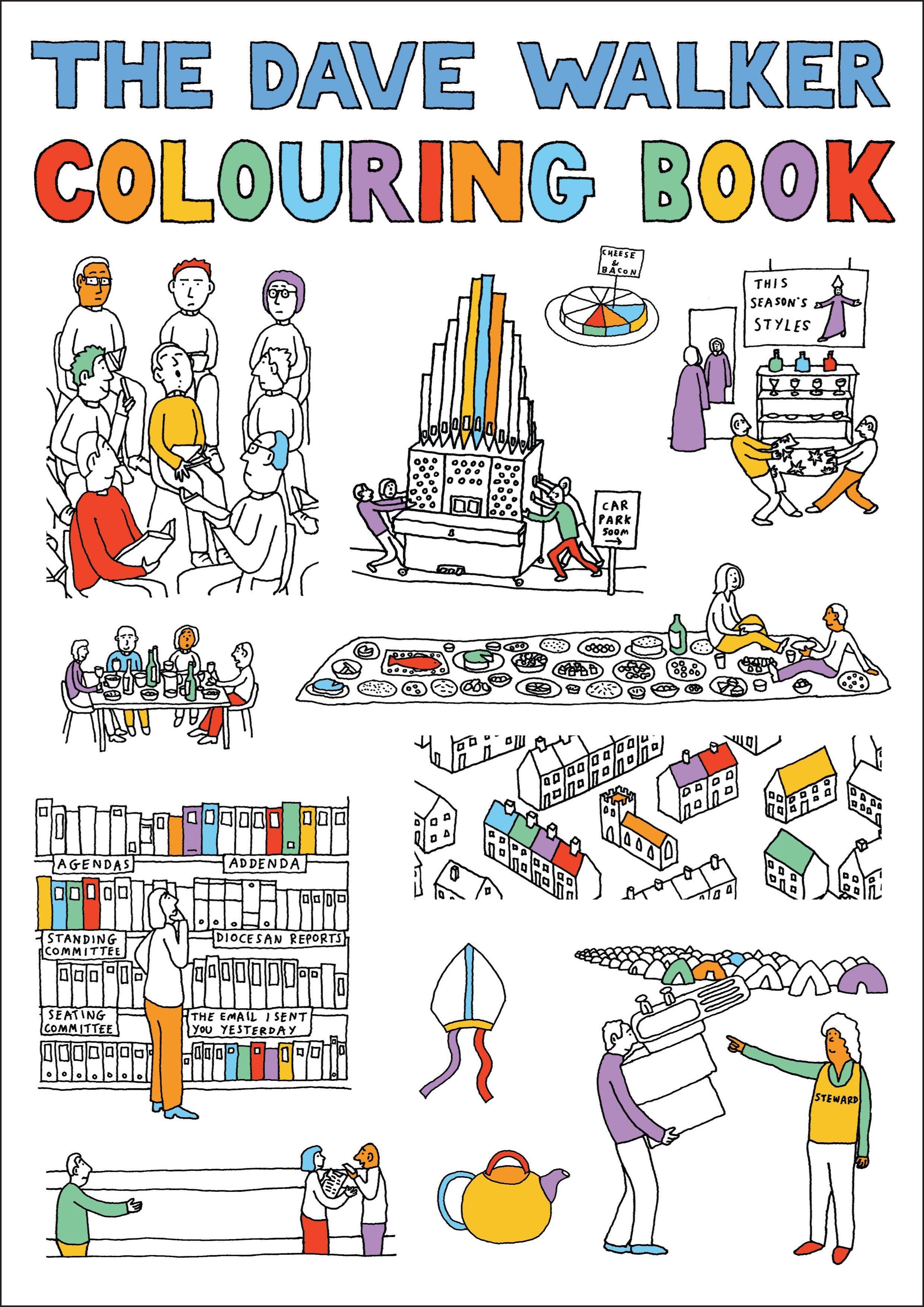 Image of The Dave Walker Colouring Book other