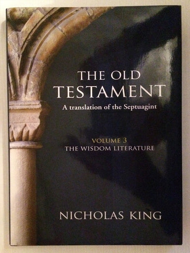 Image of The Old Testament Volume 3 - The Wisdom Literature [hardback] other