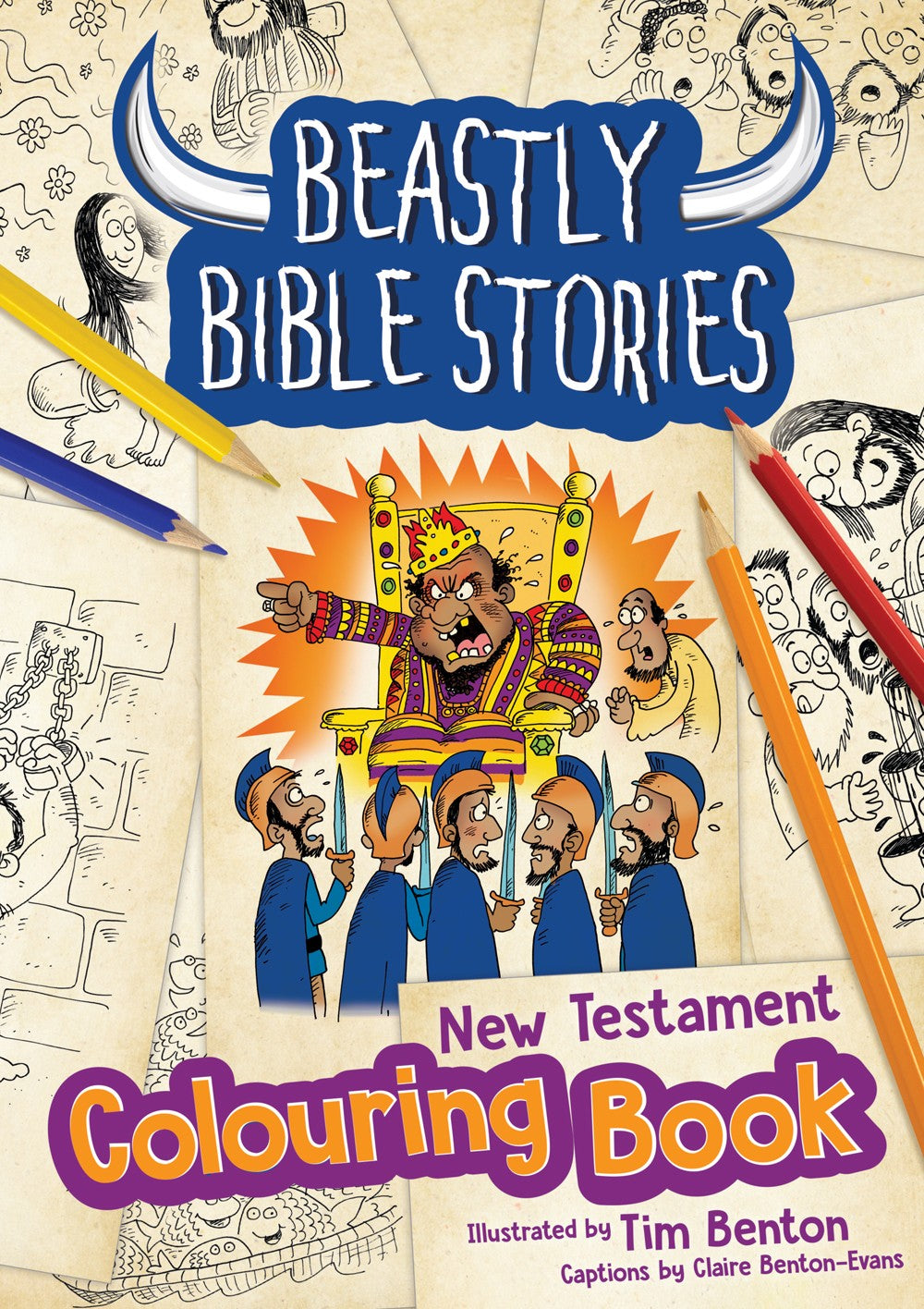Image of Beastly Bible Stories Colouring Book - New Testament other