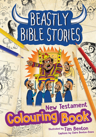 Image of Beastly Bible Stories Colouring Book - New Testament other