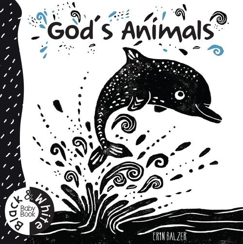 Image of God's Animals: Black And White Baby Book other