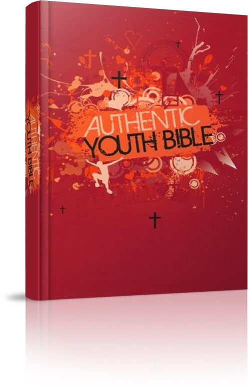 Image of ERV Youth Bible Red Hardback Easy Read Version Study Articles Maps Illustrated Presentation Page other
