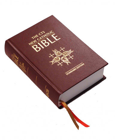 Image of The Catholic Truth Society New Catholic Bible: Brown, Imitation Leather other