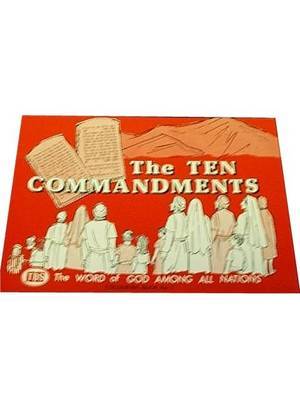 Image of Colouring Book: The Ten Commandments other