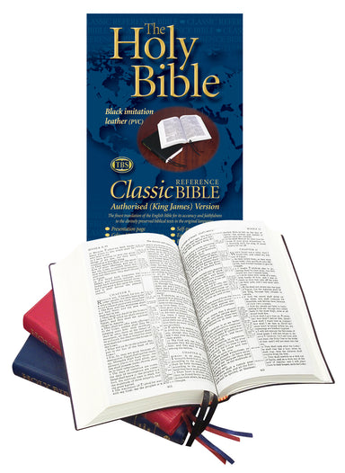 Image of KJV Classic Reference Bible: Black, Vinyl Paperback other