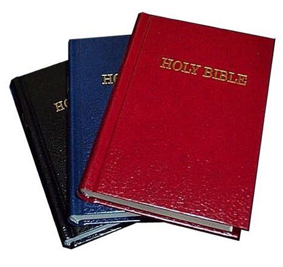 Image of KJV Pocket Bible, Blue, Hardback, Reading Plan, Concordance, Presentation Page, Line Drawings, Sewn Binding other