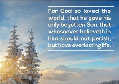 Image of Greetings Cards: For God so loved the world - John 3.16 other