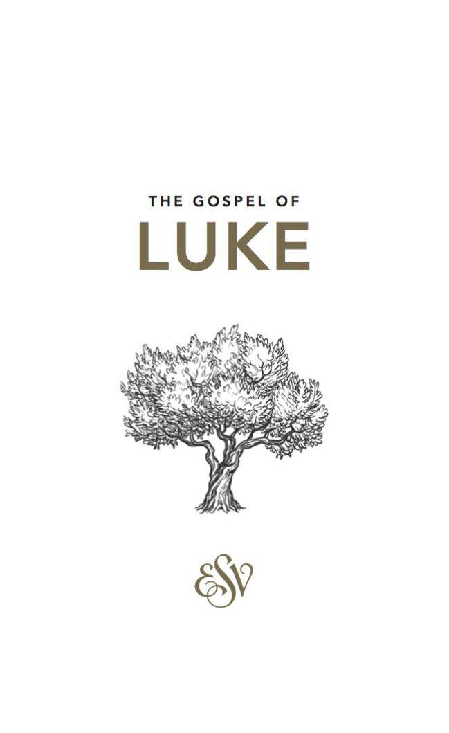 Image of ESV Gospel of Luke, White, Paperback, Compact, Outreach, Evangelism other