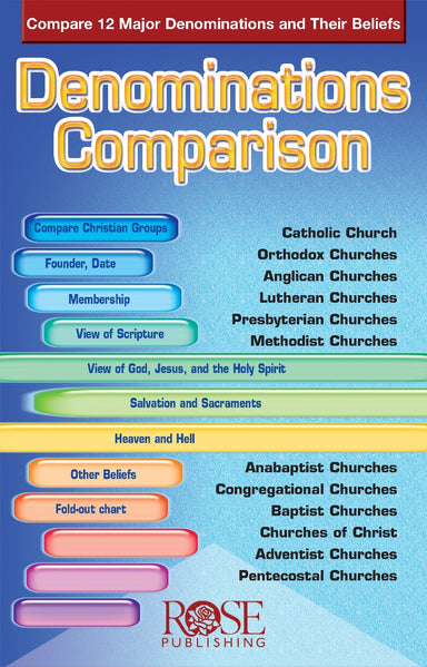 Image of Denominations Comparison Pamphlet other