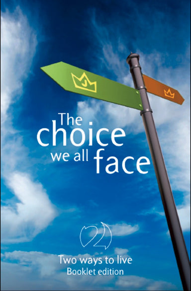 Image of The Choice we all Face  - Large Print Booklet other
