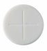 Image of Priests Altar Bread Sealed Edge Single Cross - White - Pack of 50 other