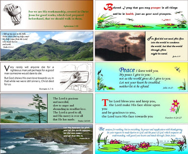 Image of 48 Assorted Evangelistic and Encouraging Bookmarks other